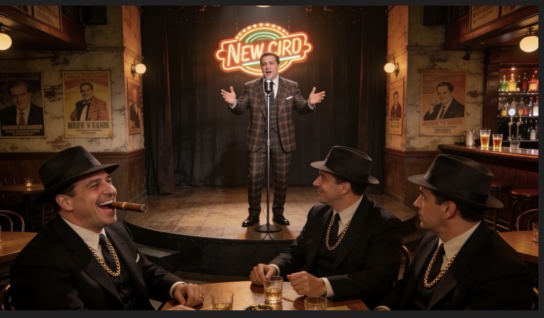 The mafia ran comedy clubs.
